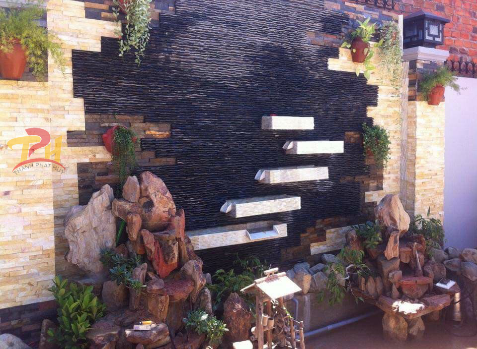 trang tri tieu canh tuong