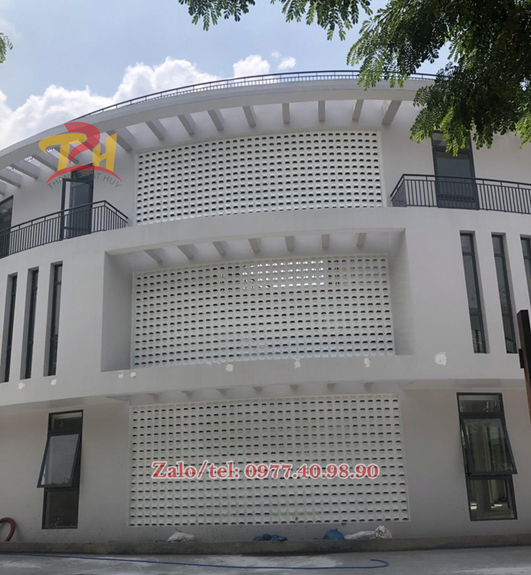 Gạch hoa gió đẹp trang trí nội thất và ngoại thất 21 truong mam non van phuc4