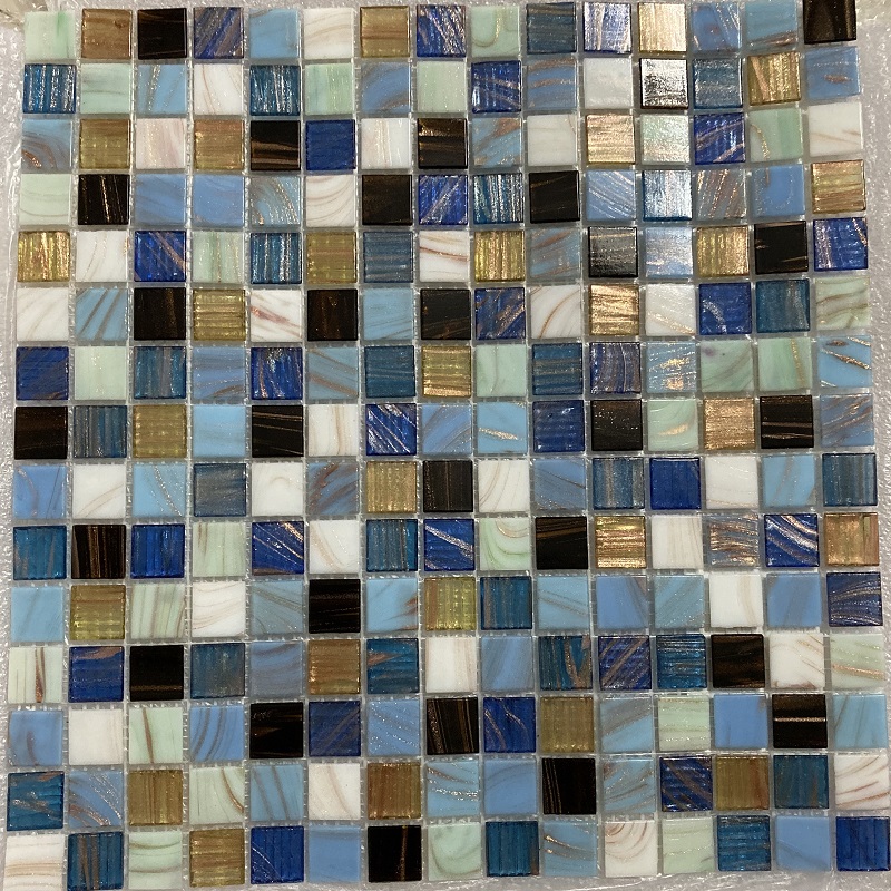 Gạch Mosaic Thủy Tinh Xà Cừ TPH001